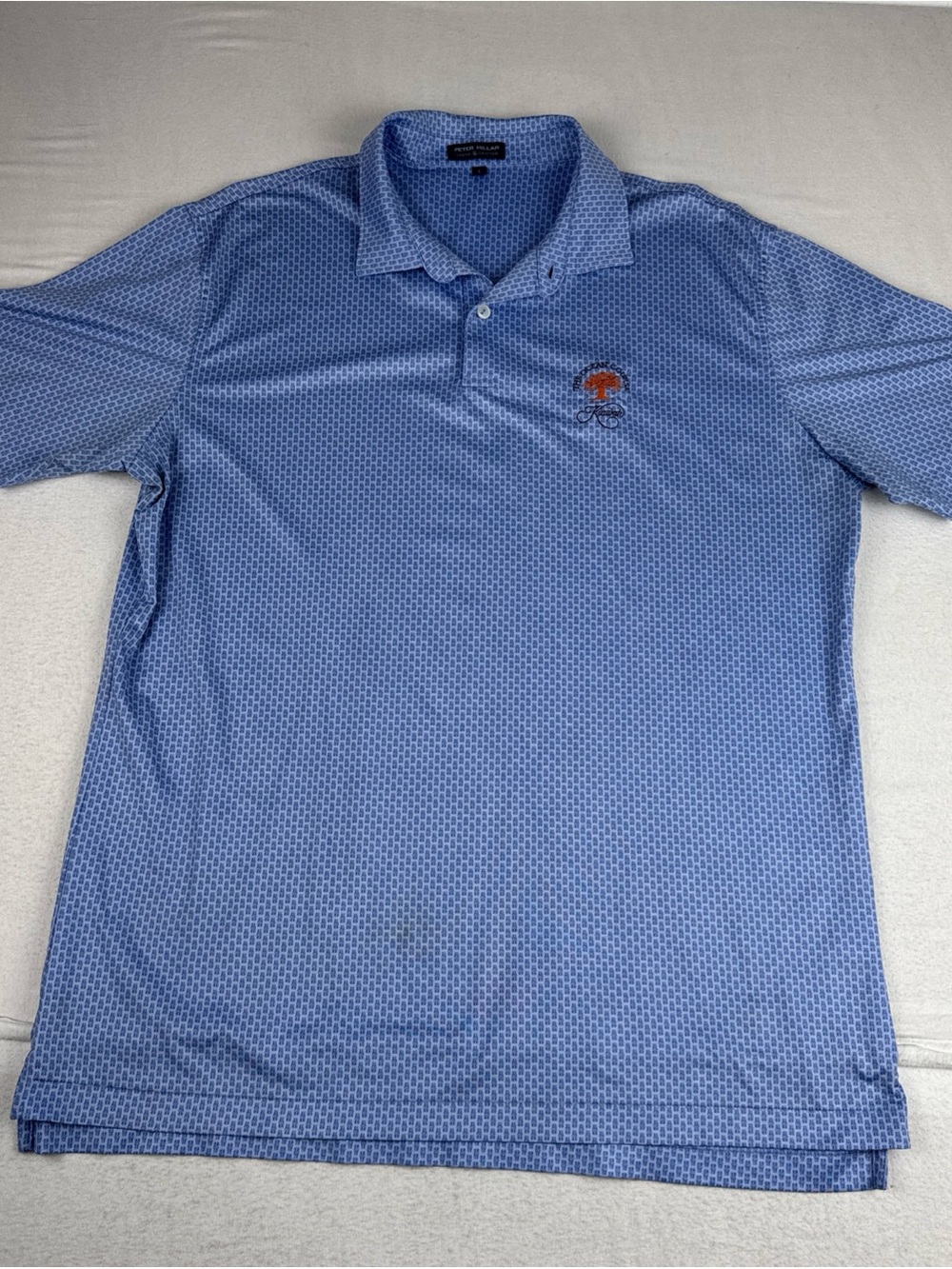 Kiawah Ocean Course Peter Millar Crown Crafted Polo Shirt L  Golf Preppy Light